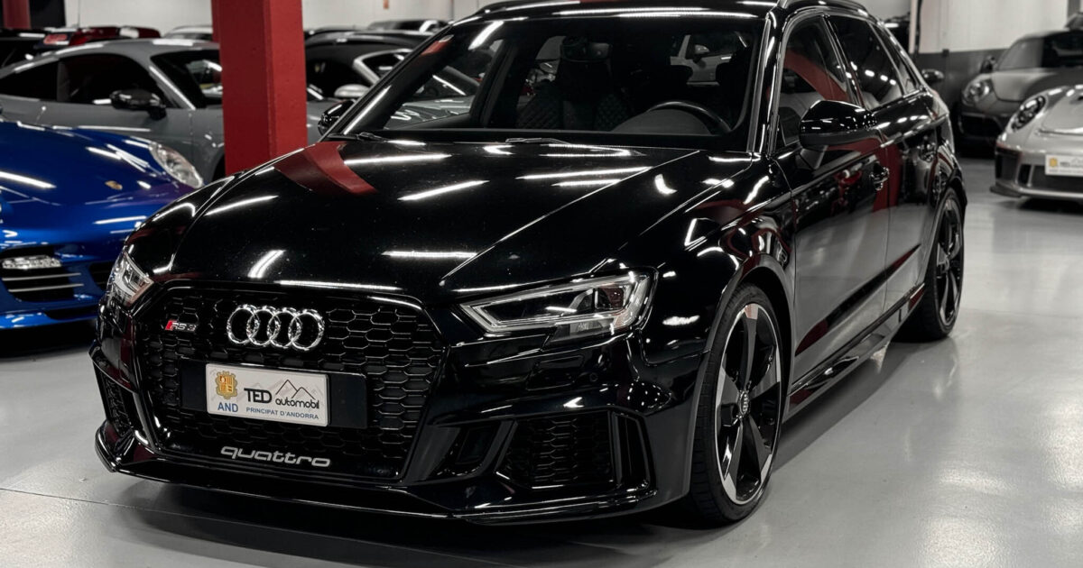 Cotxe d'ocasió Andorra - Audi RS3 Sportback 400cv Model 2017 - Ted ...
