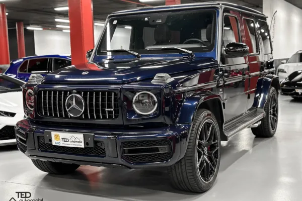 Mercedes G63 AMG V8 585cv Blau Principale