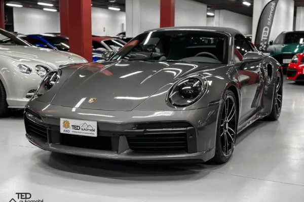 Porsche 911 992 Turbo S Cabriolet 650cv Gris Principale