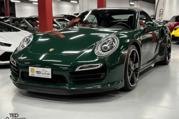 Porsche 911 Turbo 520cv Cabriolet British Racing Green 991 Principale