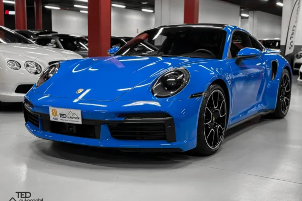 Porsche 911 Turbo S 992 650cv Semi Nou Blau Principale