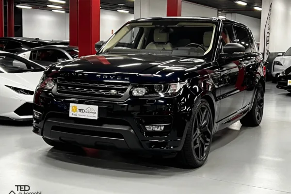 Land Rover Range Rover Sport SDV8 Blau Negre Principale