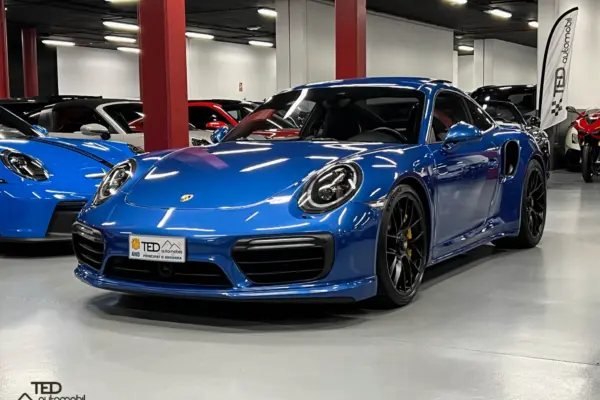 PORSCHE 911 TURBOS 991 2 BLAU PRINCI