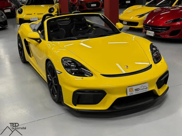 Porsche 718 Boxster Spyder 420cv Groc 04