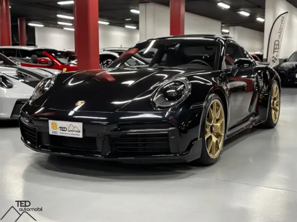 Porsche 911 992 Turbo S 650cv Aerokit Lift Negre Principale