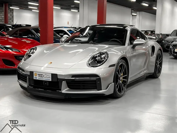 Porsche 911 992 Turbo S 650cv Aerokit Lift Gris Plata Principale