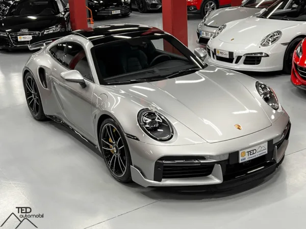 Porsche 911 992 Turbo S 650cv Aerokit Lift Gris Plata 03