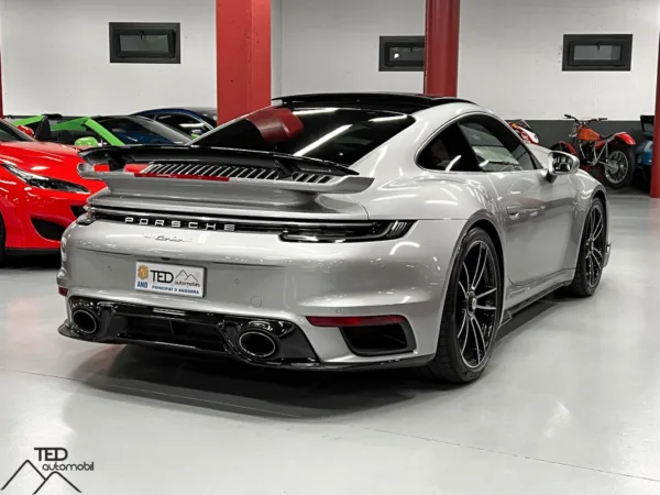 Porsche 911 992 Turbo S 650cv Aerokit Lift Gris Plata 06