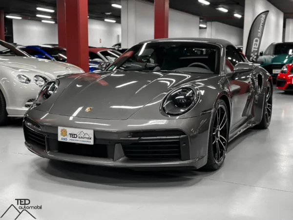 Porsche 911 992 Turbo S Cabriolet 650cv Gris Principale