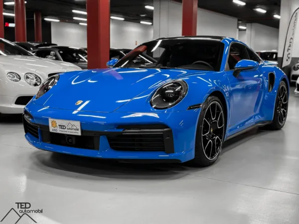 Porsche 911 Turbo S 992 650cv Semi Nou Blau Principale