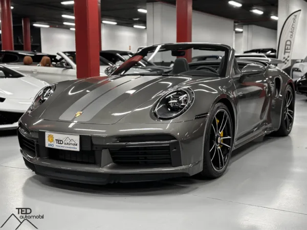 Porsche 911 Turbo S 992 650cv Semi Nou Cabriolet Gris Principale