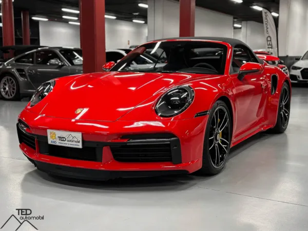 Porsche 911 Turbo S 992 650cv Semi Nou Cabriolet Vermell Principale