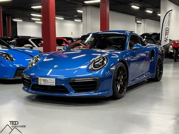 PORSCHE 911 TURBOS 991 2 BLAU PRINCI