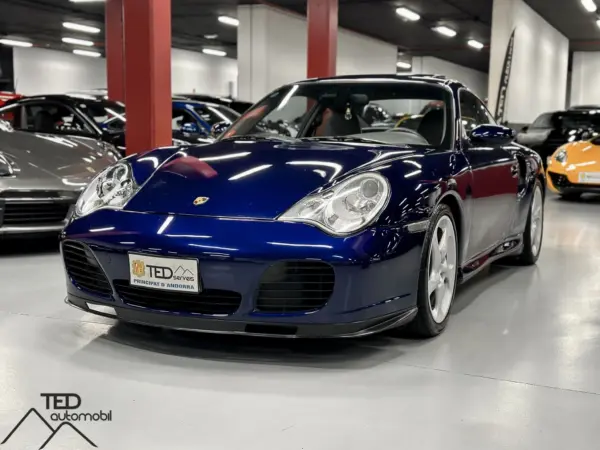 PORSCHE 911 996 TURBO BLAU PRINCI