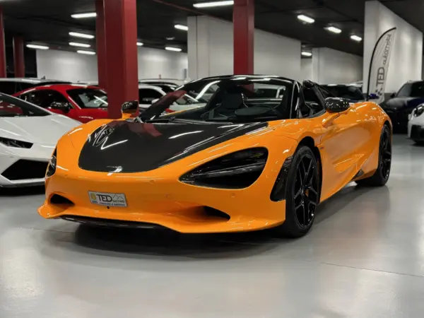 MCLAREN 750 S SPIDER TARONJA PRINCI