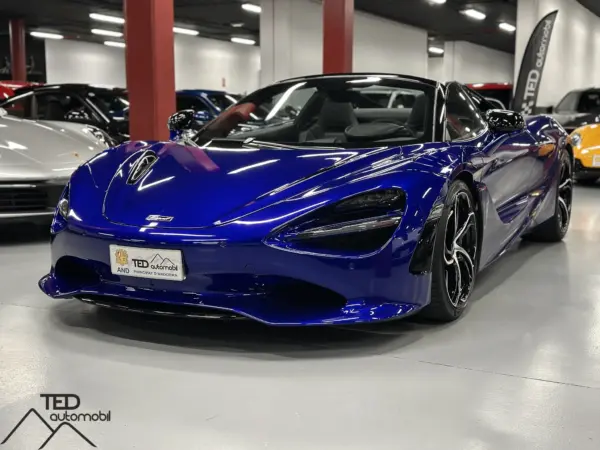 MCLAREN 750 S SPIDER BLAU PRINCI