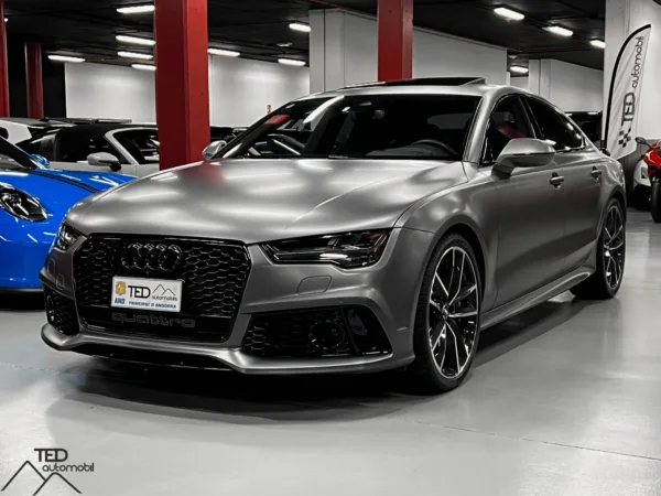 Audi RS7 Performance 605cv gris mate Principale