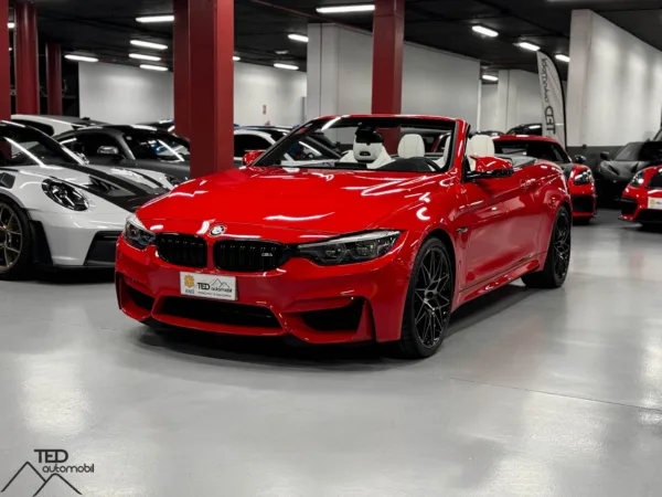 BMW M4 Competition Cabriolet DKG 450cv Ferrari Red Principale